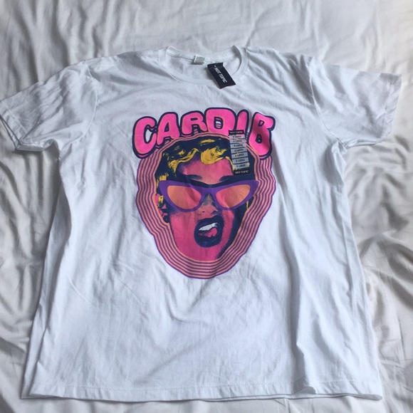 Tops | Cardi B Invasion T Shirt | Poshmark